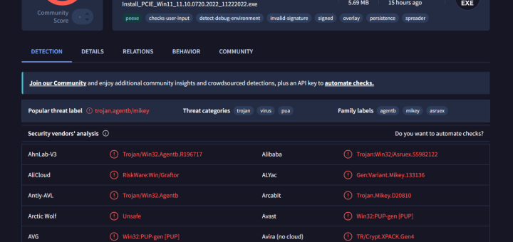 GEEKOM driver backdoor malware mini PC AMD infected download page