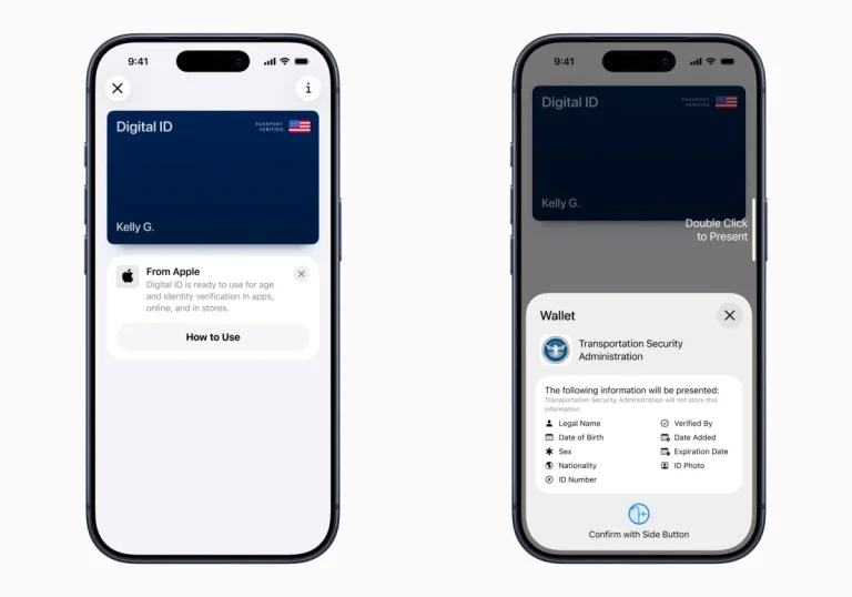 Apple Wallet digital ID North Carolina driver's license mobile ID TSA airport