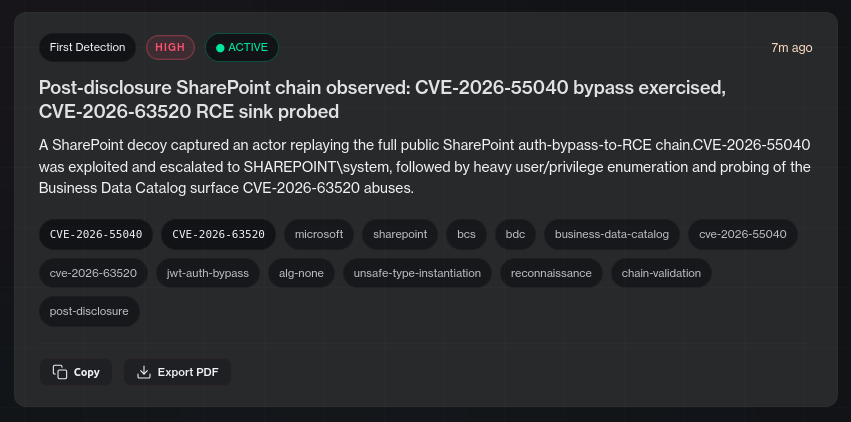 Critical SharePoint RCE and Auth Bypass Flaws Actively Exploited