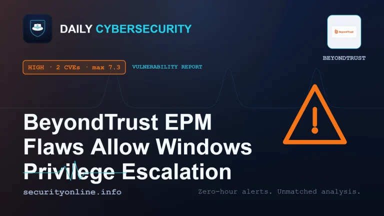 BeyondTrust vulnerability CVE-2026-40144 local privilege escalation flaw in Endpoint Privilege Management for Windows