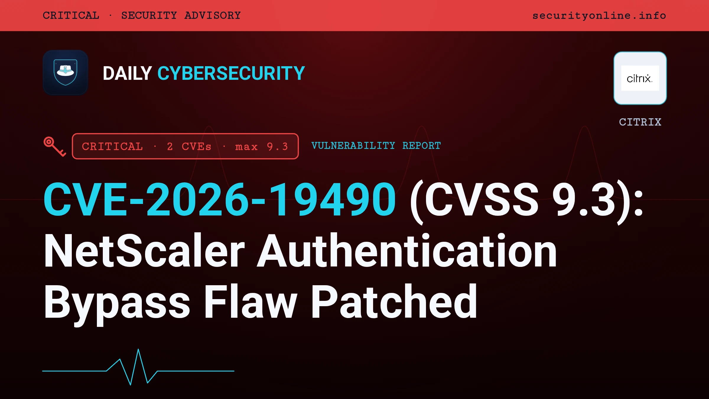 Citrix patches critical NetScaler auth bypass flaw CVE-2026-19490