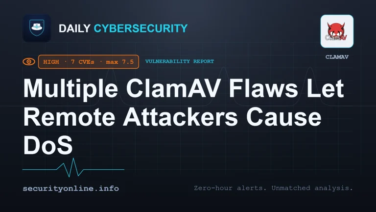 ClamAV vulnerability multiple denial of service flaws in Cisco Secure Endpoint remote attacker crafted file scanning