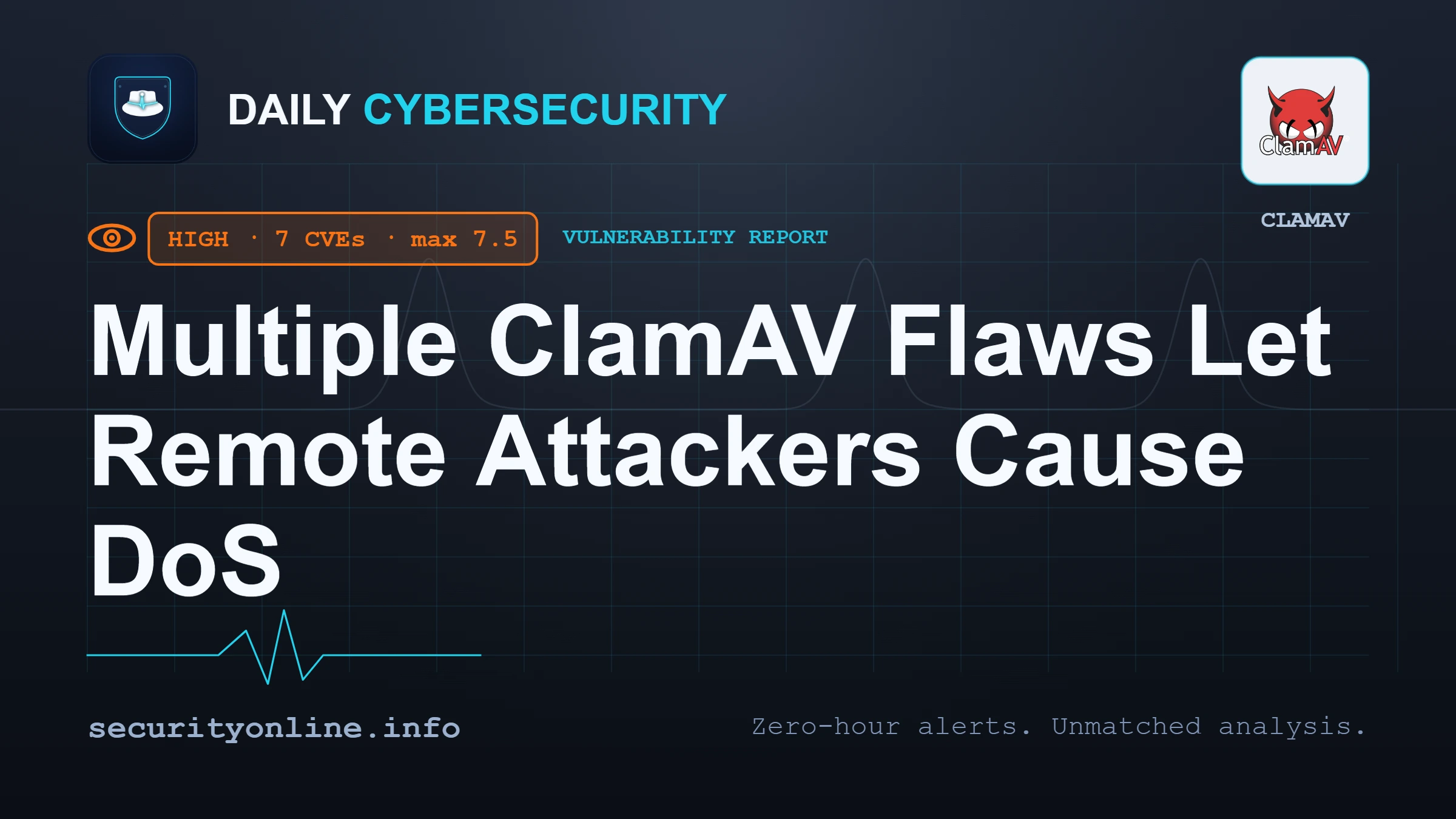 Cisco patches seven ClamAV flaws that could halt malware scans