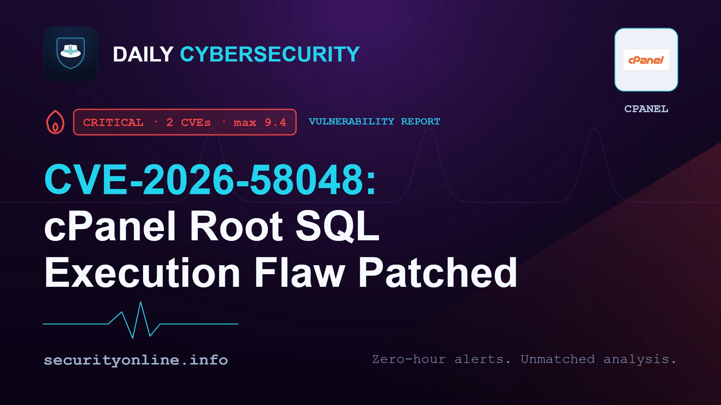 cPanel fixes high risk SQL bug CVE-2026-58048 in shared hosting