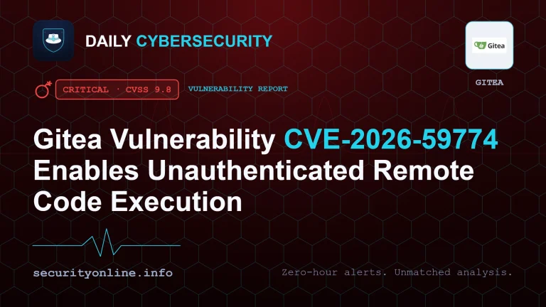Gitea vulnerability CVE-2026-59774 unauthenticated remote code execution arbitrary file read patch 1.27.1