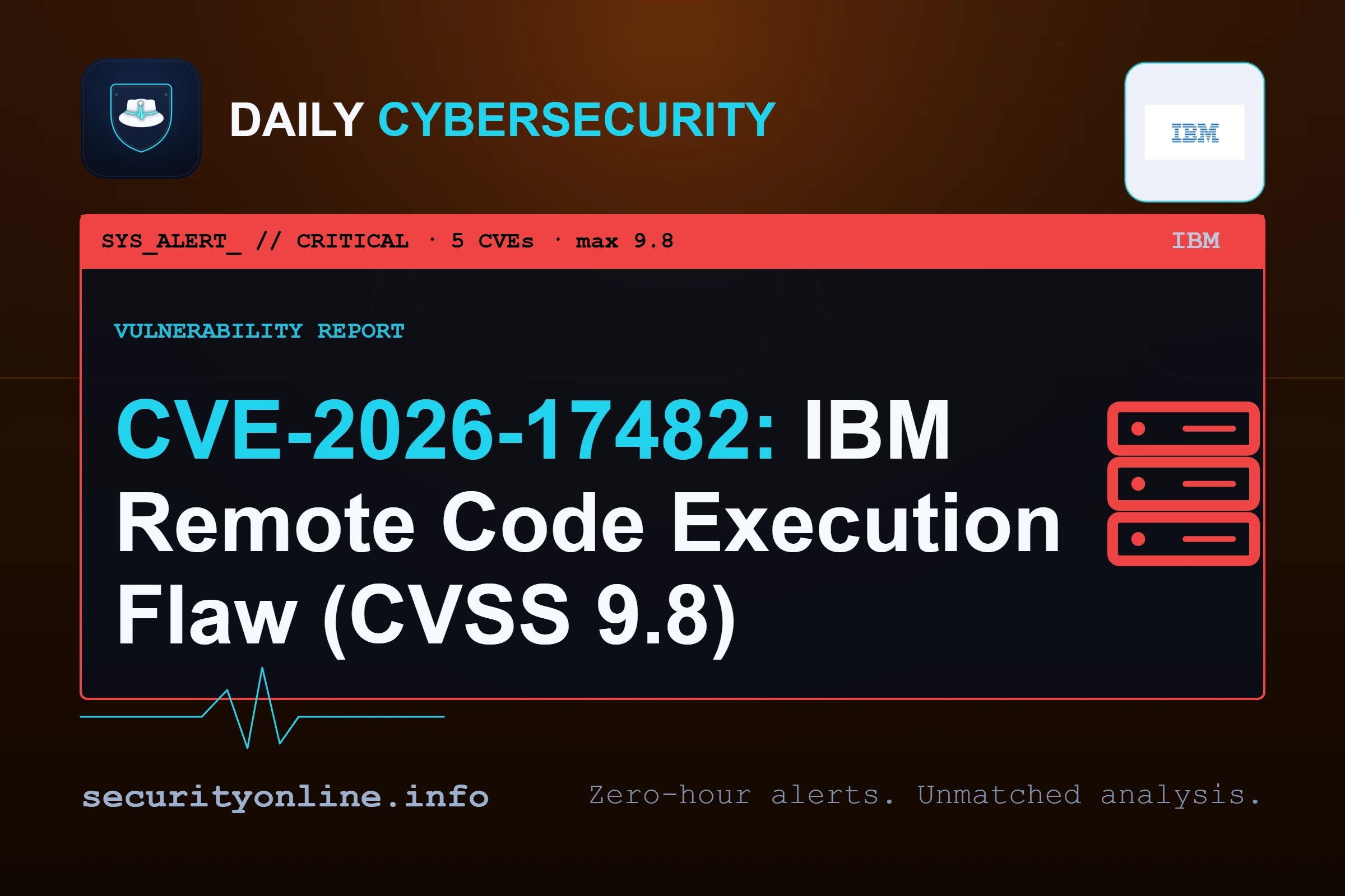 CVE-2026-17482: IBM Remote Code Execution Flaw (CVSS 9.8)