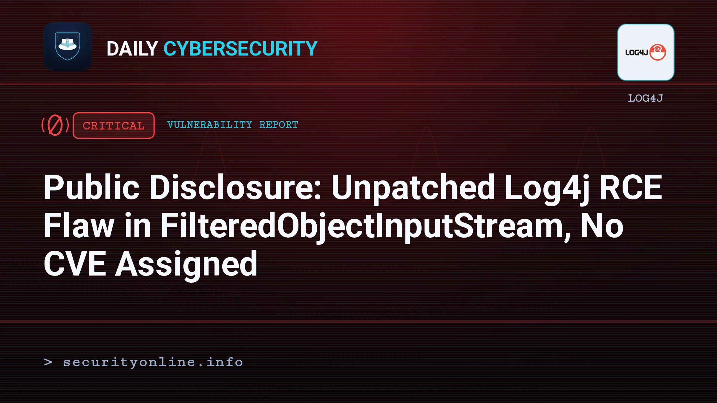 New Log4j flaw enables RCE via Java deserialization, no CVE yet