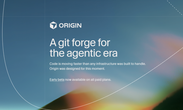 Cursor Origin Git hosting interface demonstrating AI agent integration and high-volume commits