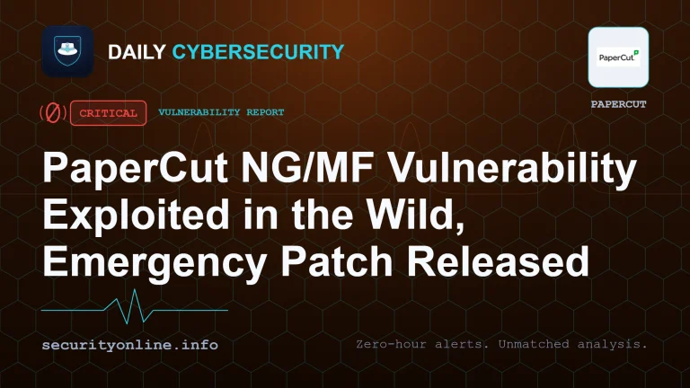 PaperCut NG/MF vulnerability exploited in the wild shown in the urgent 27 Aug 2026 security advisory