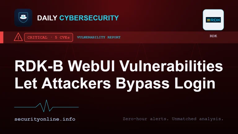 RDK-B WebUI vulnerabilities authentication bypass CVE-2026-19505 broadband gateway diagram