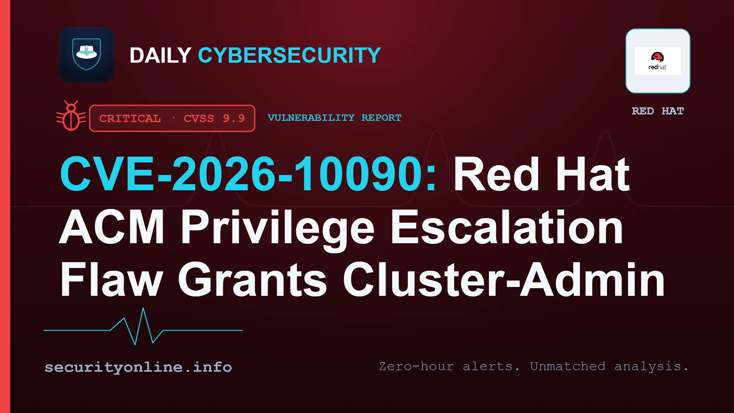 Red Hat ACM Flaw (CVE-2026-10090) Lets Users Gain Cluster Admin