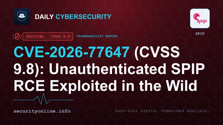 SPIP CVE-2026-77647 unauthenticated remote code execution vulnerability exploited in the wild patch 4.4.20