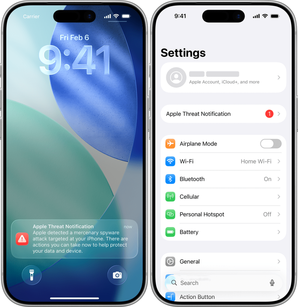 Apple mercenary spyware attack warning 110 countries Pegasus NSO Group iPhone security alert
