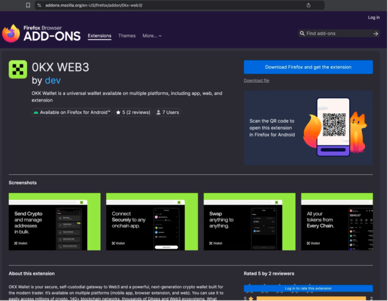 Malicious Firefox extensions stealing crypto wallet secrets and credentials in the Offside Wallet Theft Factory campaign