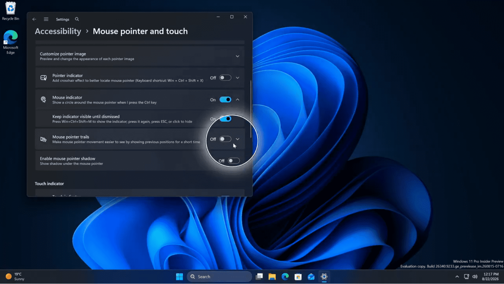 Windows 11 adds PowerToys mouse locator for easier cursor finding