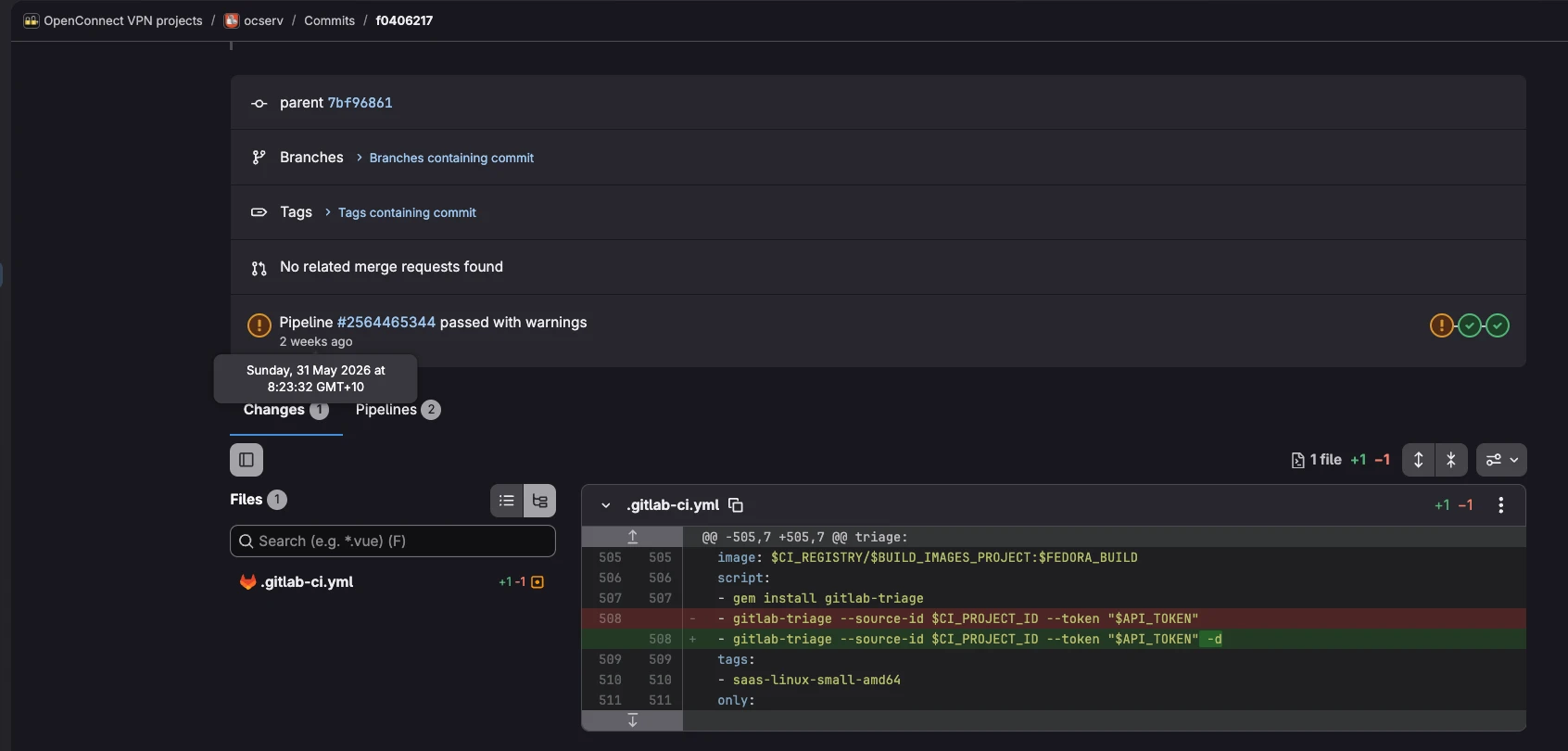 GnuTLS CI Leak Exposed GitLab Token With Owner Access to 55 Projects