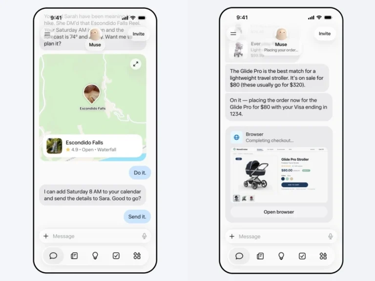 Meta Muse personal AI agent running on Muse Secure VM for autonomous task management