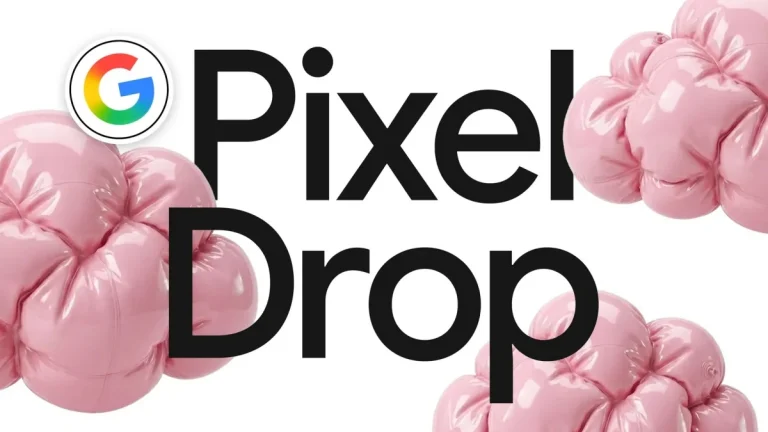 September 2026 Pixel Drop update showing VIP home screen widget scam detection and Pixel Watch 5