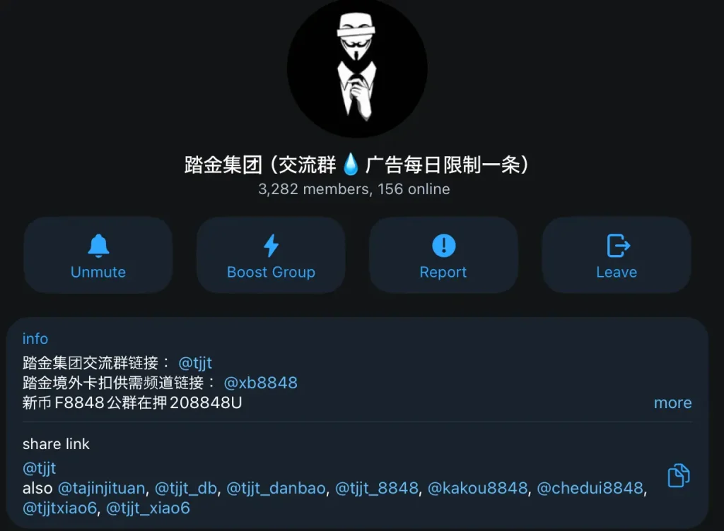 Tajin Group phishing network and Tajin Group money laundering scheme