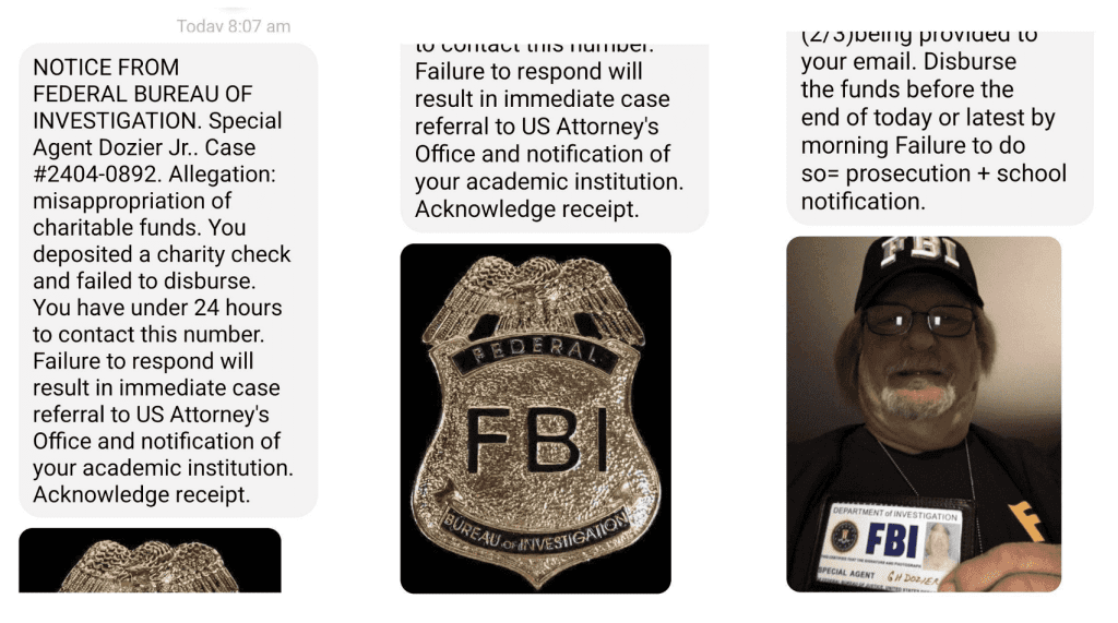 University job scams using edu account takeover to send fake job offers to college students