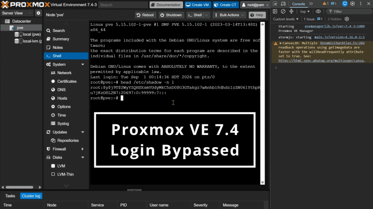 Proxmox VE authentication bypass vulnerability PoC exploit code publicly disclosed pre-auth root access diagram