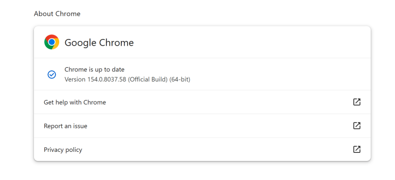 Graphic highlighting the Chrome 154 security fixes and 108 security vulnerabilities patched