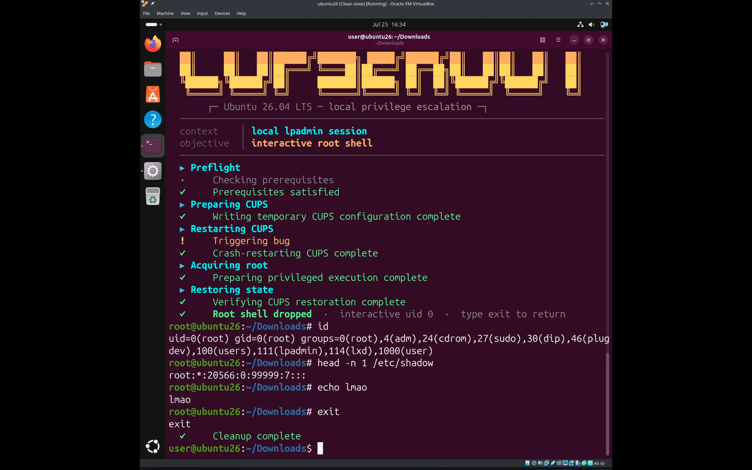 cups2root PoC Turns Linux lpadmin Access into Root via CUPS