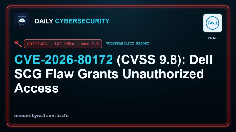Dell Secure Connect Gateway vulnerability CVE-2026-80172 allowing unauthenticated attackers to forge admin tokens and gain unauthorized access
