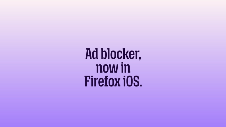 A visual representation of the Firefox for iOS native ad blocker filtering internet content on an Apple device