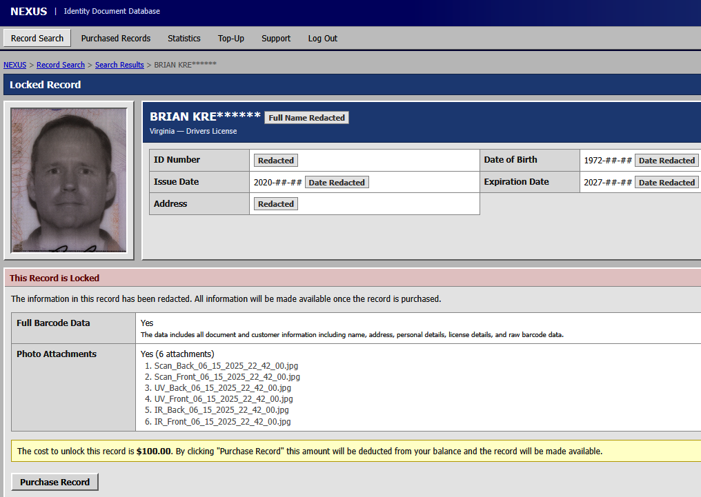 Massive IDScan Data Breach Reported
