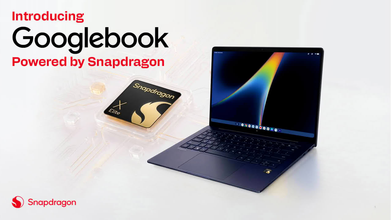Google and Qualcomm Unveil AI-Powered Googlebook Laptops
