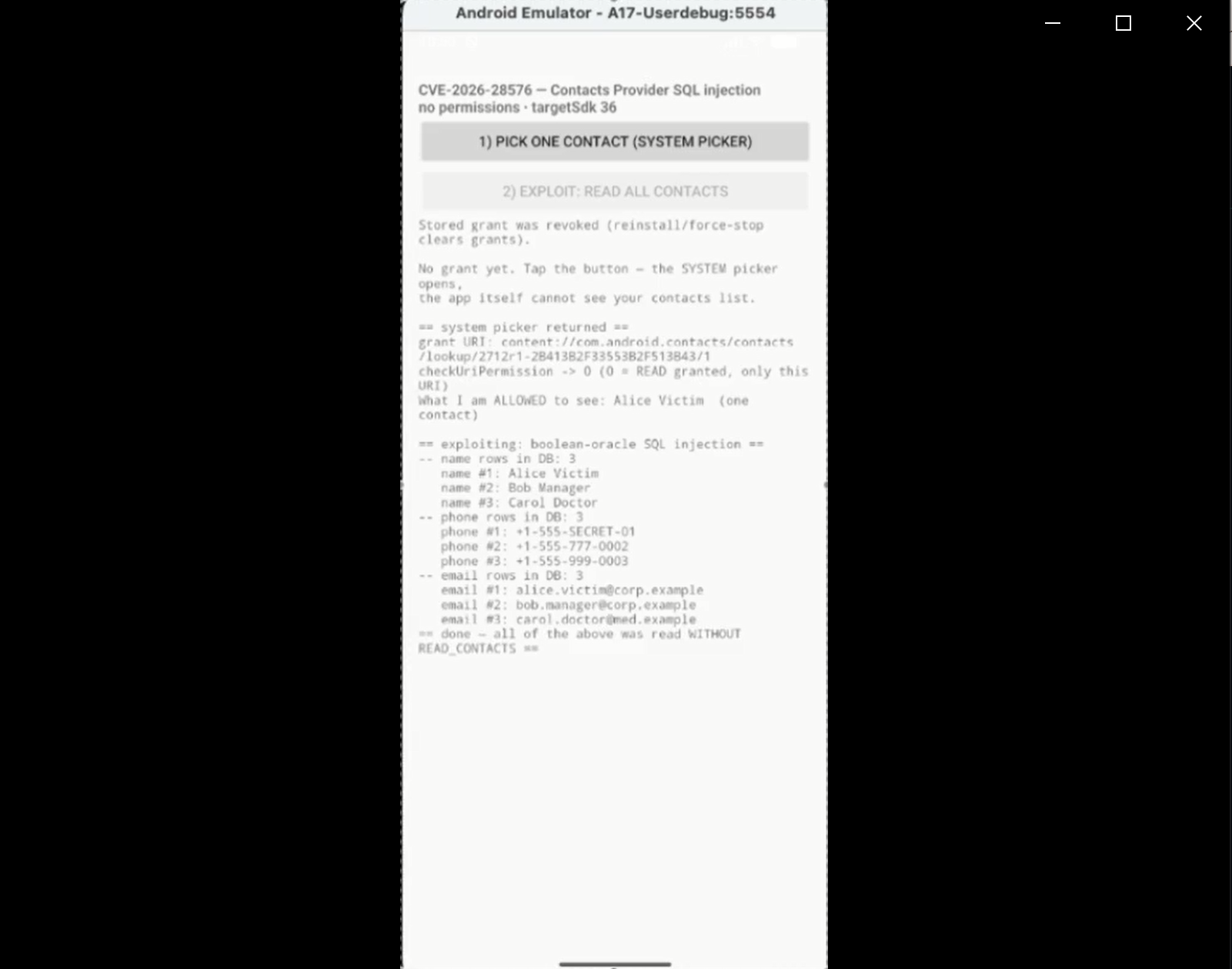 Android Contacts Flaw Lets Apps Dump Entire Address Books Without Permission