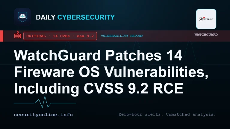 WatchGuard Fireware OS vulnerabilities including critical BOVPN Over TLS code injection CVE-2026-86131 and pre-auth fingerd overflow CVE-2026-81433 on Firebox appliances