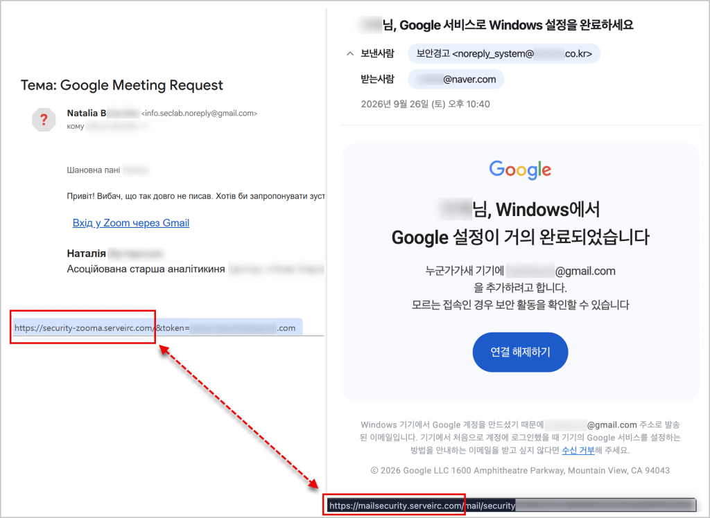 Kimsuky spear phishing email with fake KCSCON speaker invitation targeting Ukrainian experts in Operation GitPower