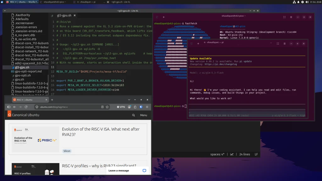 Ubuntu RISC-V desktop image Canonical Linux operating system hardware