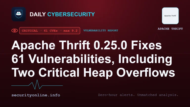 Apache Thrift vulnerabilities fixed in Apache Thrift 0.25.0 including CVE-2026-83632 and CVE-2026-91135