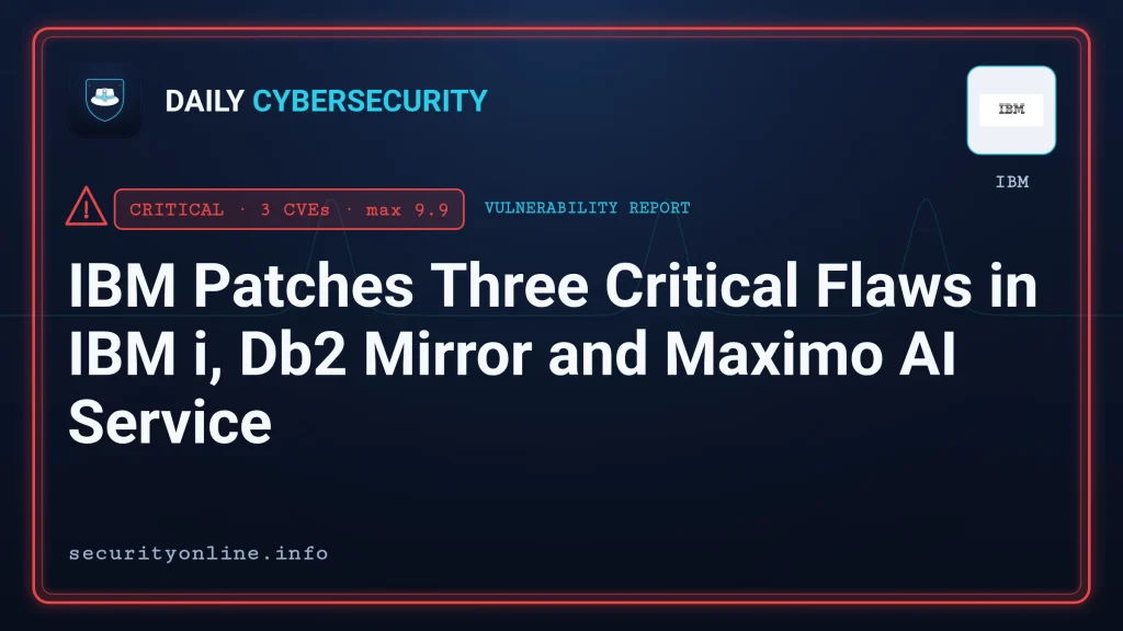 IBM critical vulnerabilities in IBM i, Db2 Mirror and Maximo enabling remote code execution
