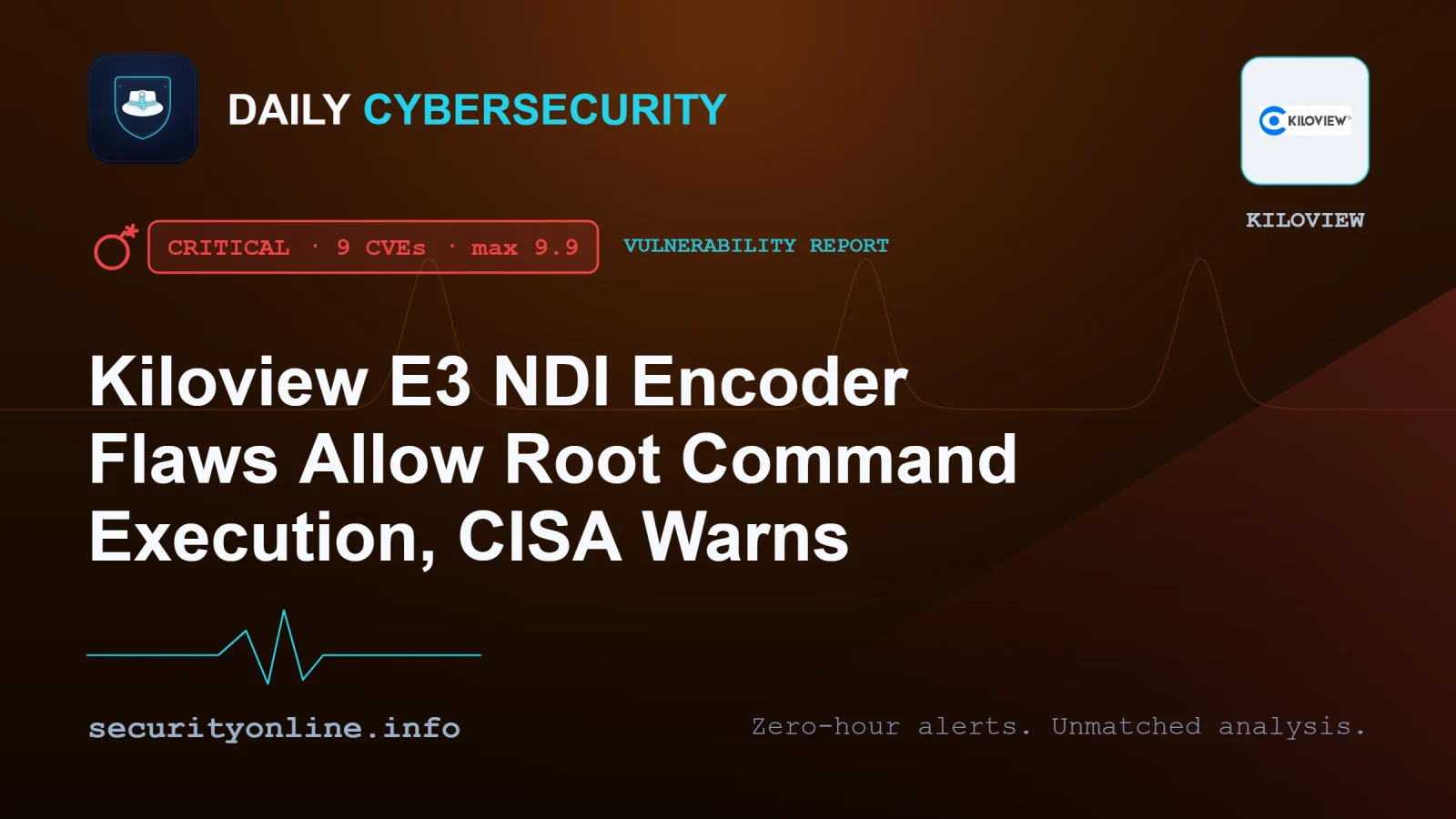 CISA Warns Kiloview Video Encoders Could Be Hijacked for Root Access
