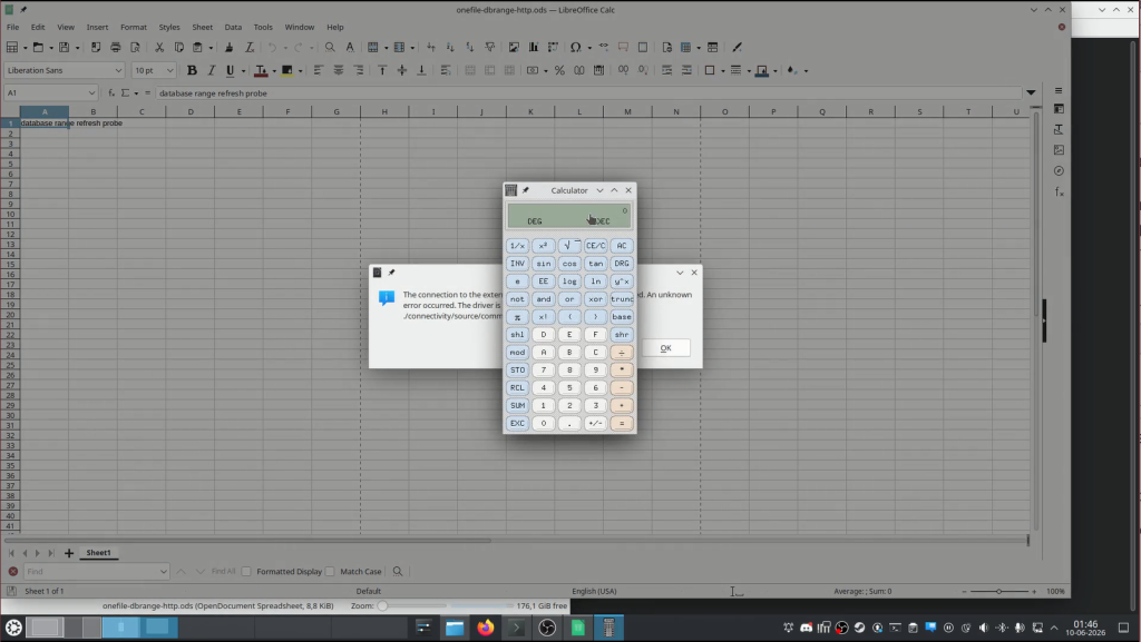 LibreOffice Calc vulnerability CVE-2026-63277 code execution with public PoC, plus file read and write flaws CVE-2026-63266 and CVE-2026-63267