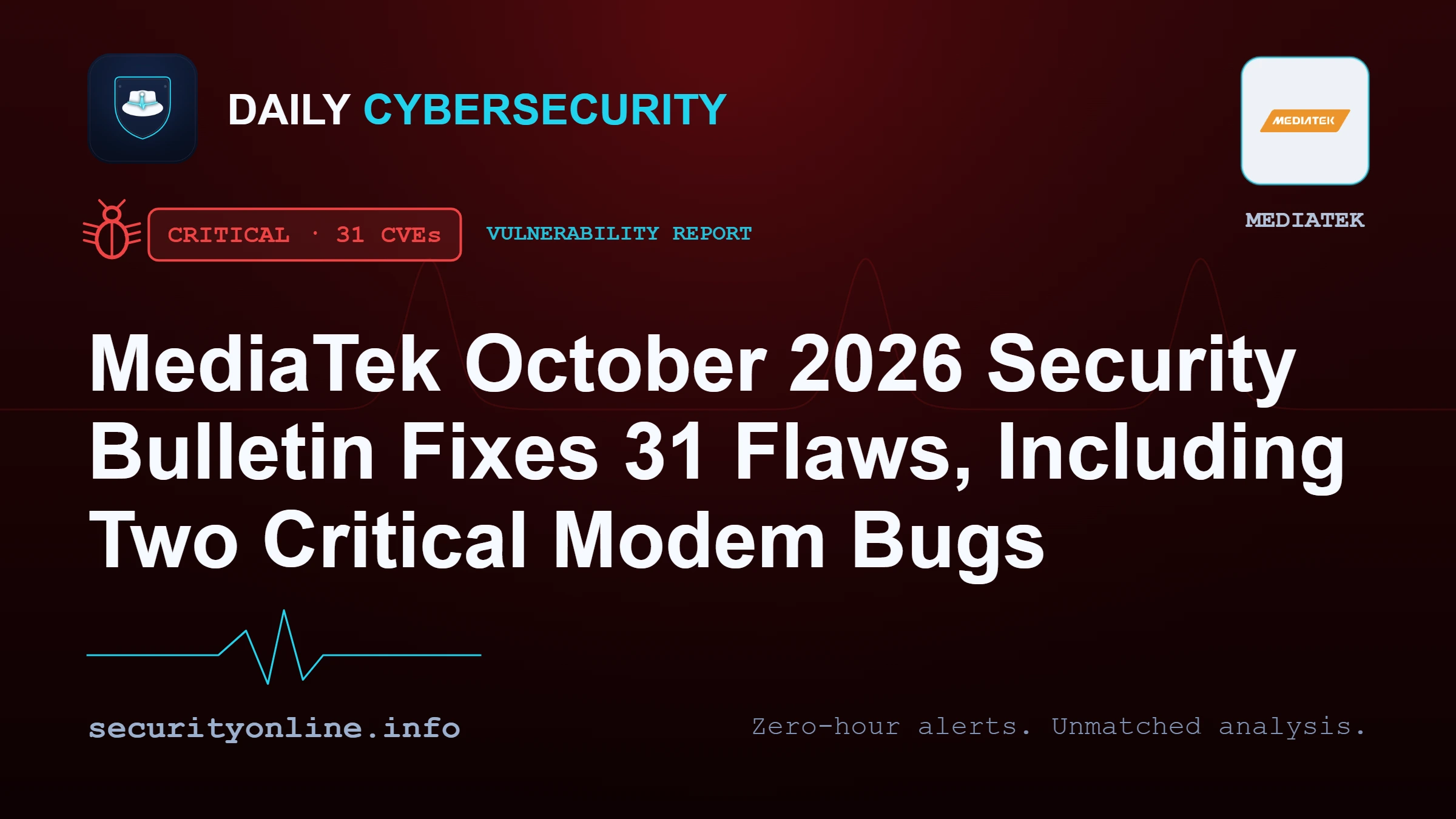MediaTek Patches Critical Modem Flaws Enabling Rogue Base Station Attacks
