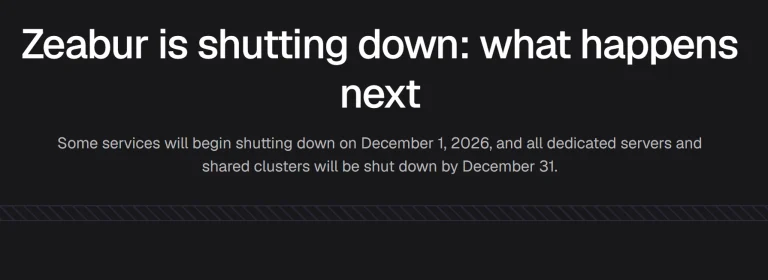 Zeabur platform shutdown notice after the Zeabur data breach exposed environment variables, account records, and API keys