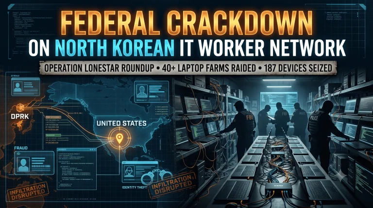 FBI agents seize laptops from DPRK IT worker and DPRK IT worker laptop farms in Texas